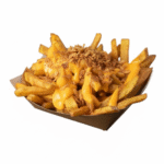Frites cheddar + Oignons crispy