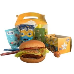 Menu enfant box burger chicken