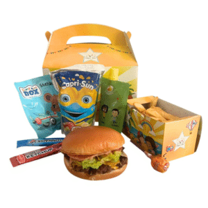 Menu enfant box burger beef
